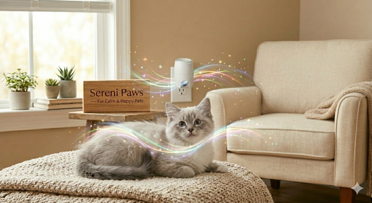 Calm and relaxed cat